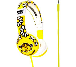 MR MEN  Little Miss Sunshine Kids Headphones - Yellow